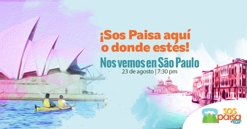 Sos Paisa visita São Paulo