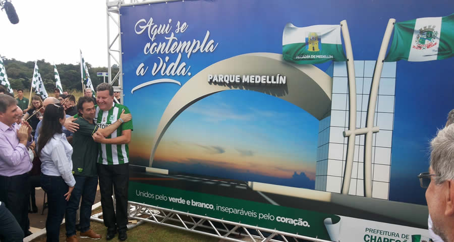 Medellín y Chapecó, hermanos por siempre