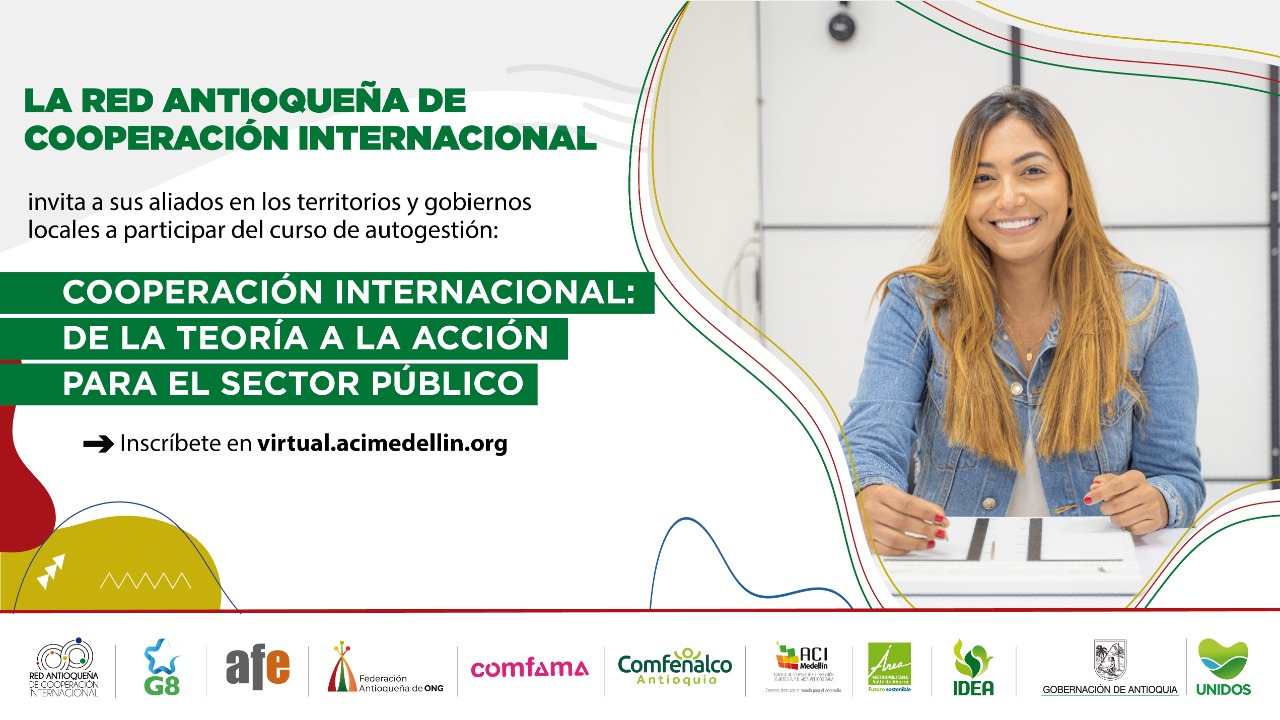 La Red Antioqueña de Cooperación Internacional ofrece curso para funcionarios del sector público